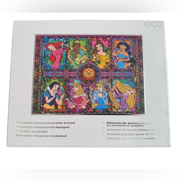 Ceaco Disney Princess Collage 1000 Piece Jigsaw Puzzle Silver Select - Picture 5 of 6